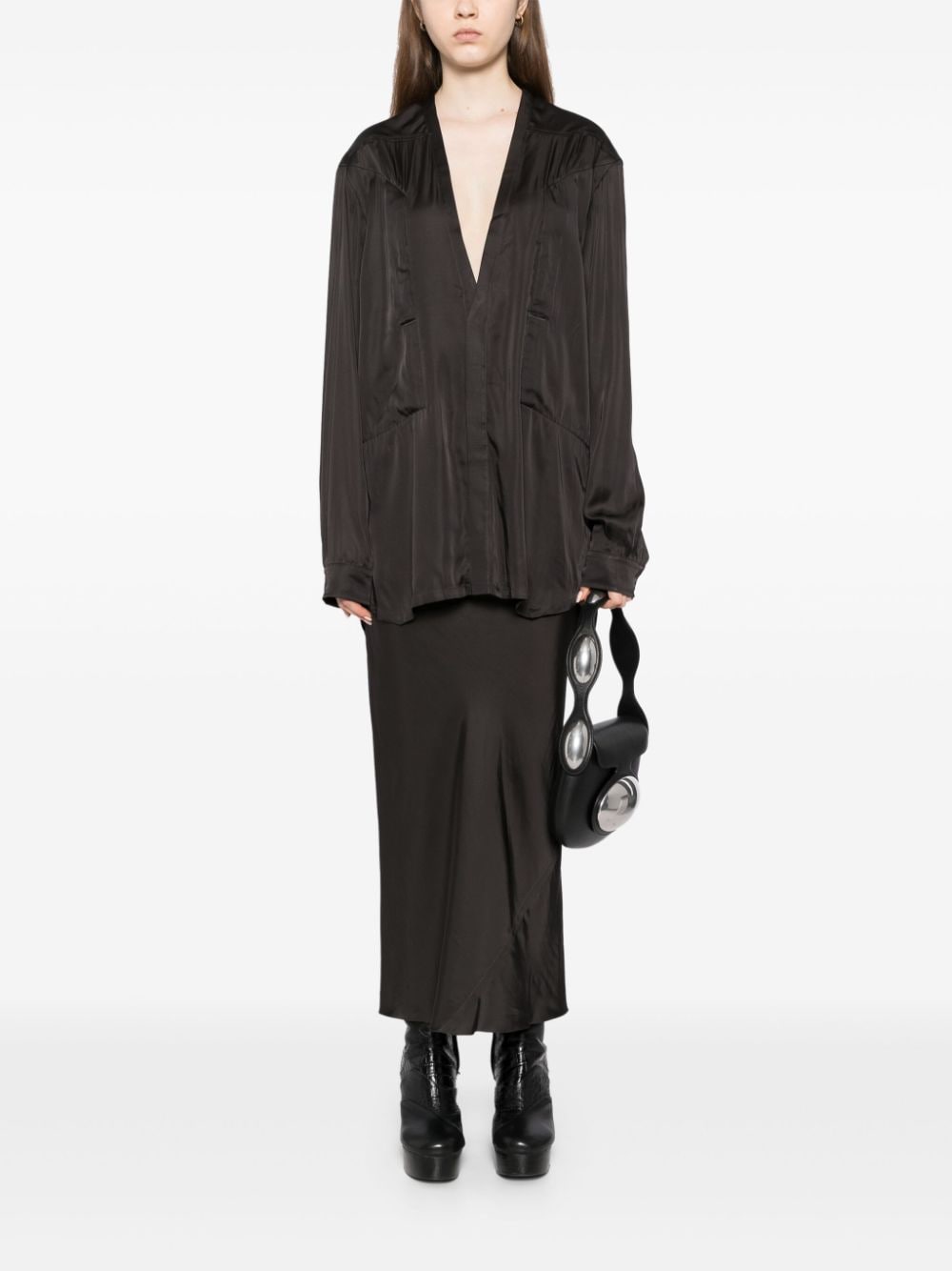 Rick Owens Secret Larry blouse - Grijs