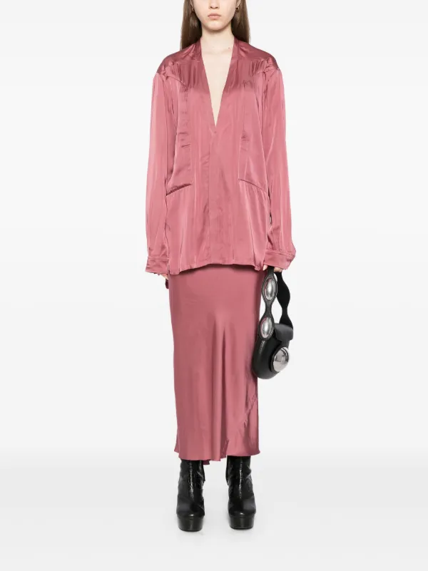 Rick Owens Secret Larry シャツ | ピンク | FARFETCH JP