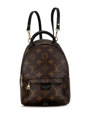 Louis Vuitton Pre Owned 2020 Monogram Mini Palm Springs Backpack Brown FARFETCH PT