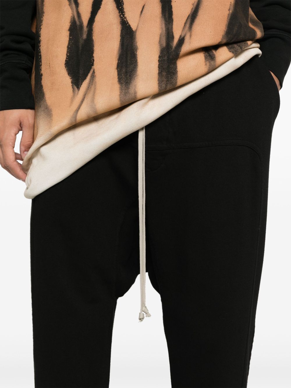 Shop Rick Owens Drkshdw Prisoner Sweat Pants In Black