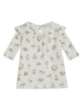 Atelier Choux Carousel jersey dress - Neutrals