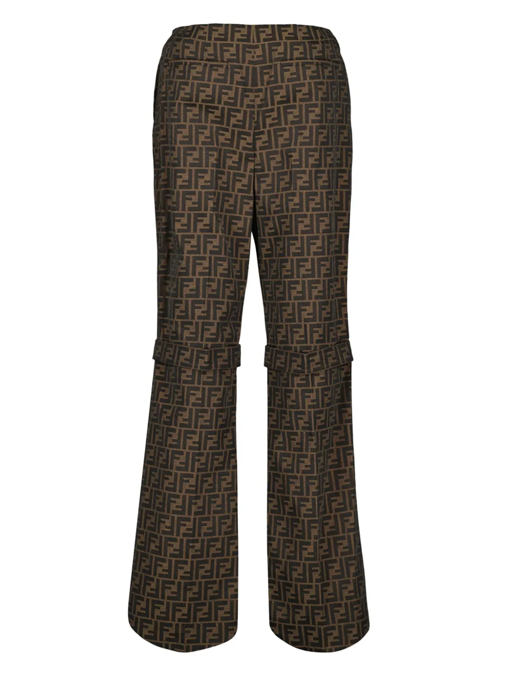 FENDI jacquard trousers - Bruin