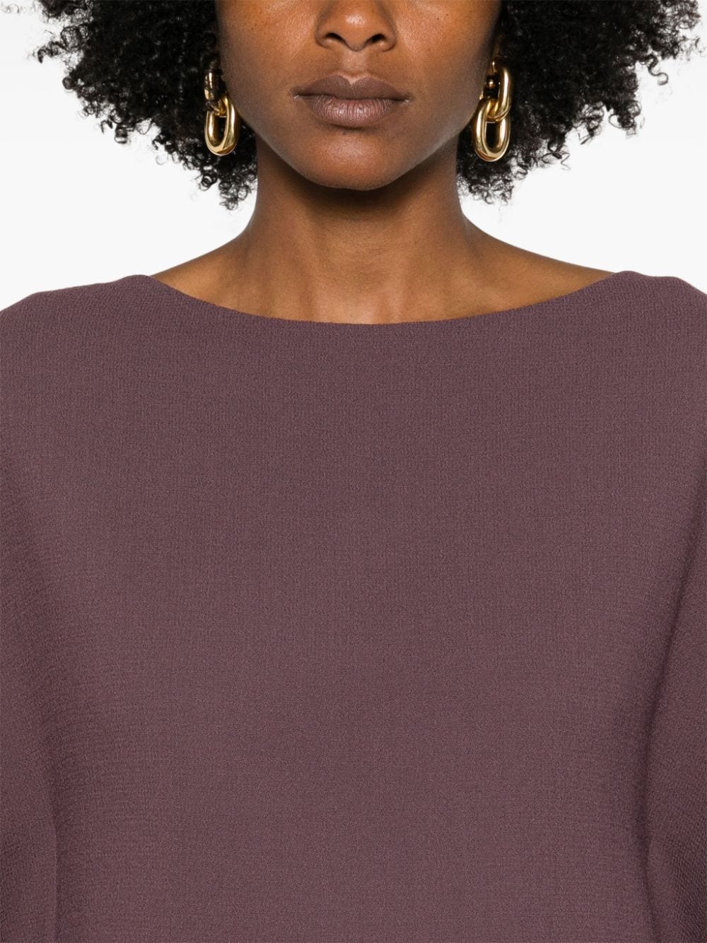 Shop Gianluca Capannolo Iris Blouse In Purple