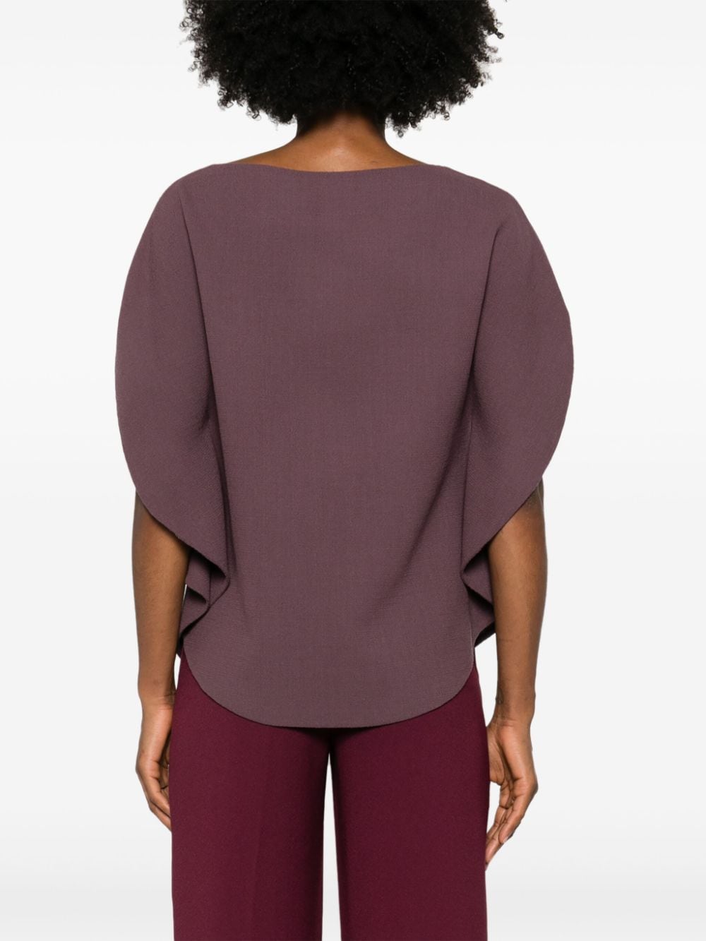 Shop Gianluca Capannolo Iris Blouse In Purple