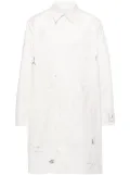 Undercover printed coat - White