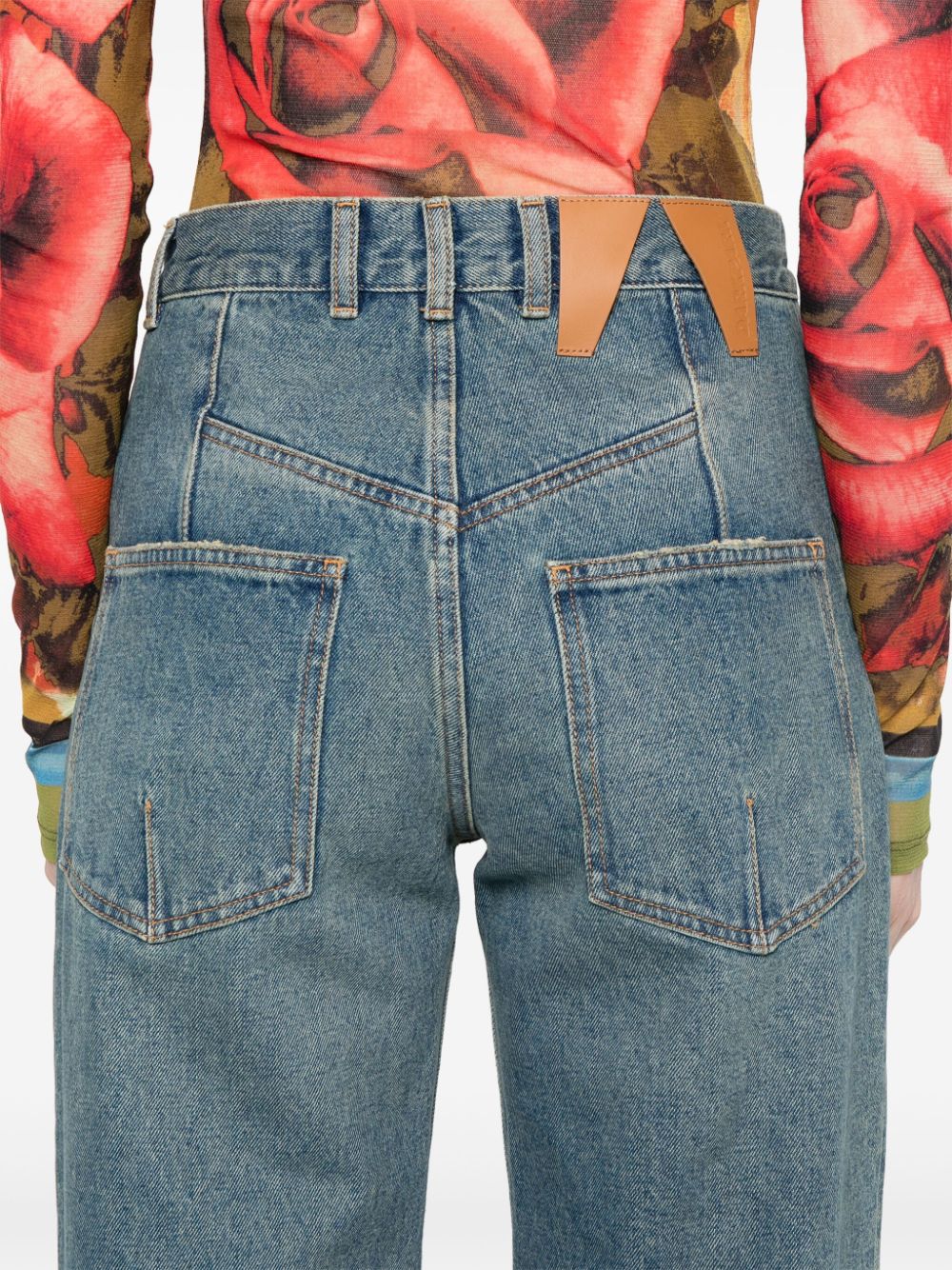 Shop Darkpark Lu Jeans In Blue