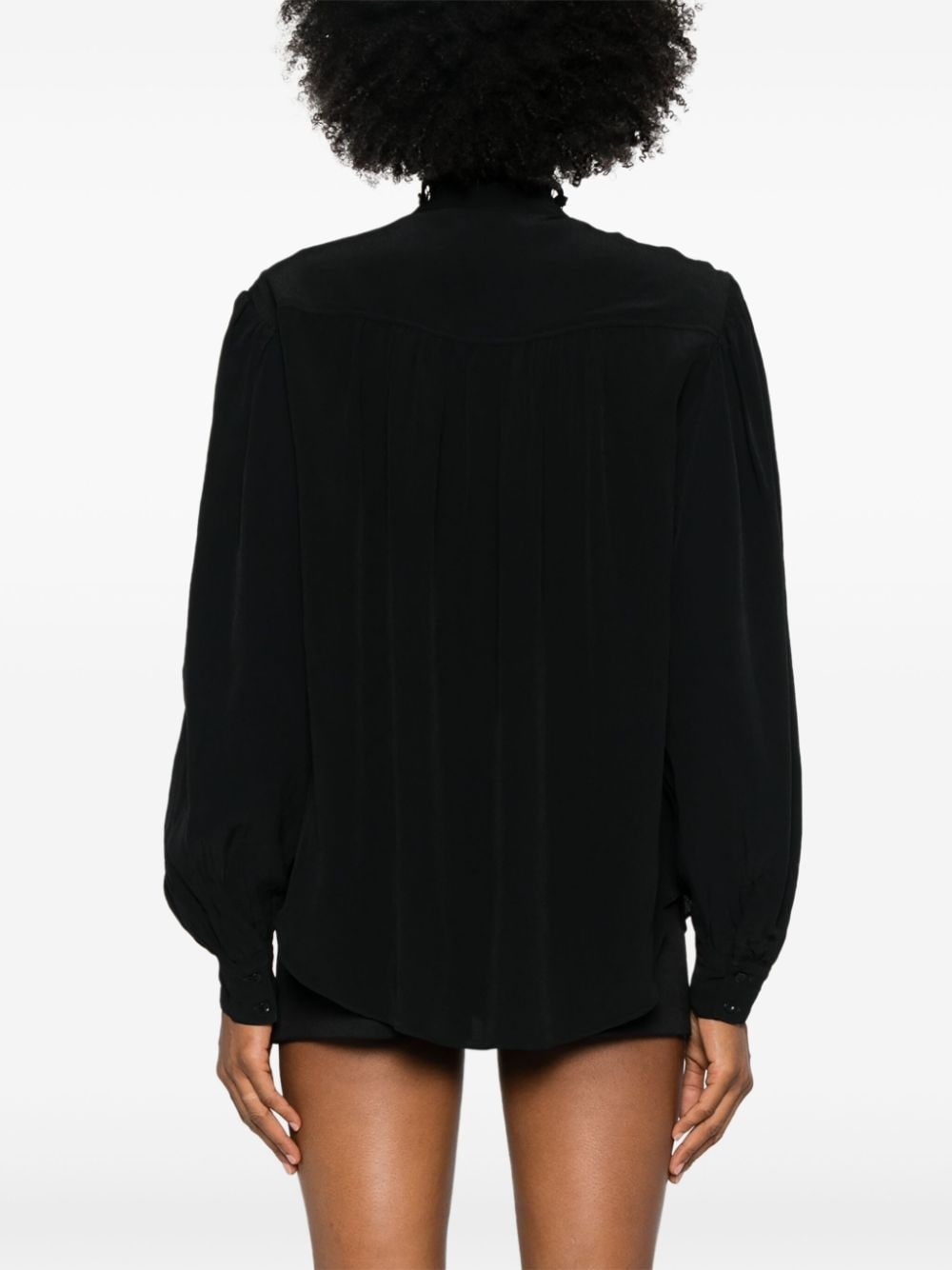 Shop Marant Etoile Estela Shirt In Schwarz