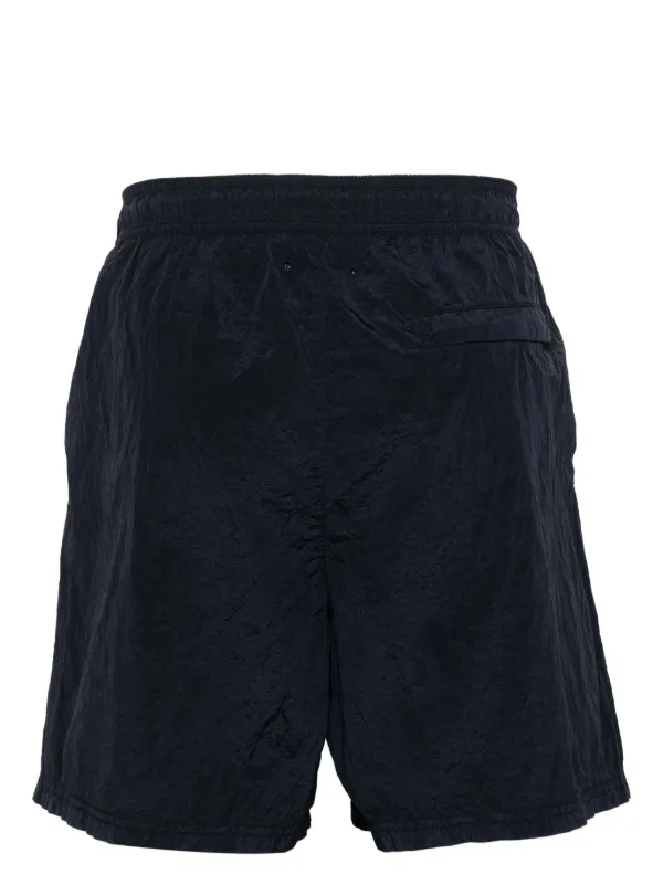 Stone Island Crinkled Swim Shorts Blue FARFETCH UK