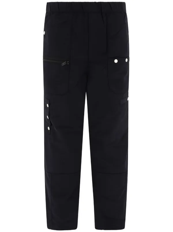 Undercover Logo patch-pocket straight-leg Trousers | Black 