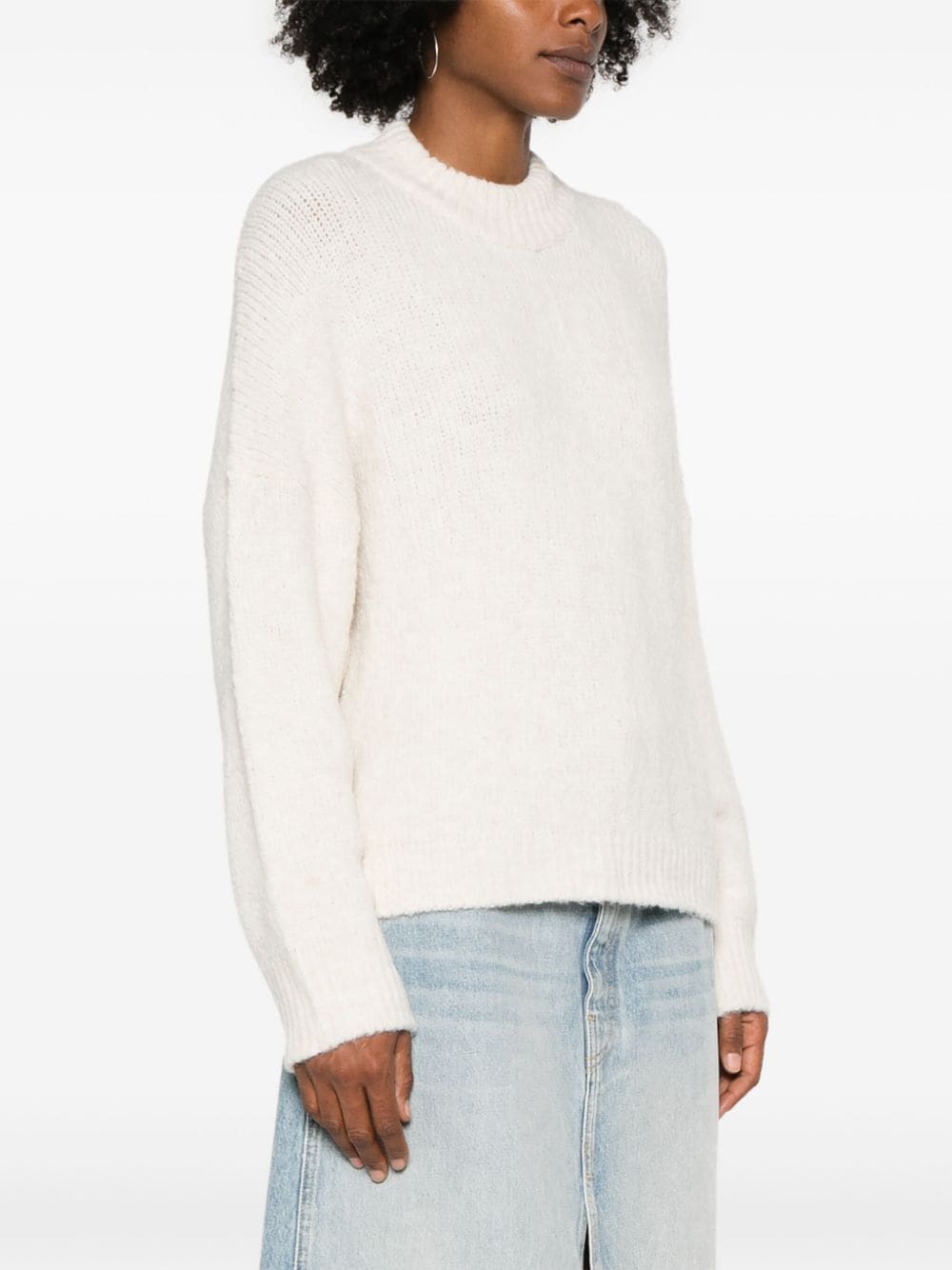 Shop Essentiel Antwerp Genlight Sweater In Neutrals