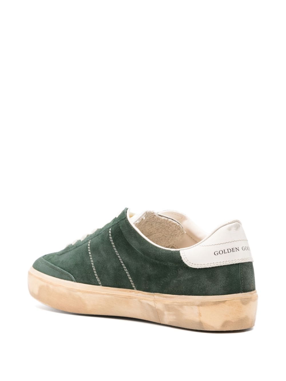 Golden Goose Soul Star suède sneakers Groen