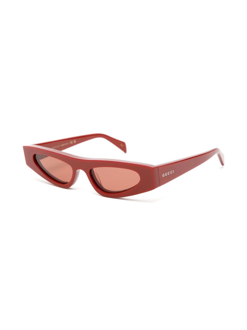 Gucci Eyewear cat-eye frame sunglasses - Rood