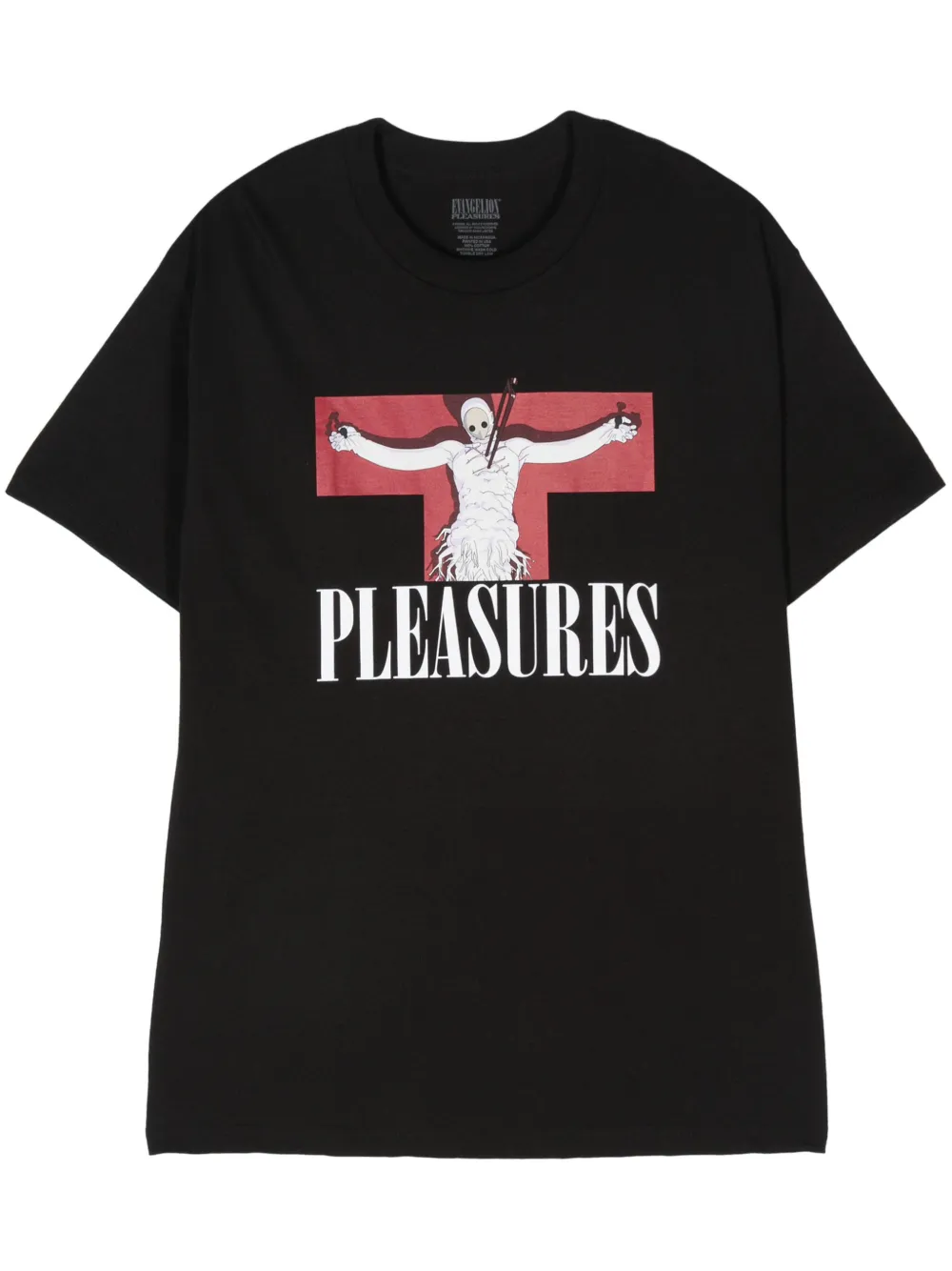 Pleasures x Evangelion Lilith T-shirt Zwart
