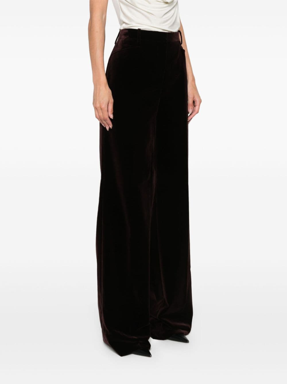 Shop Tom Ford Straight-leg Trousers In Brown