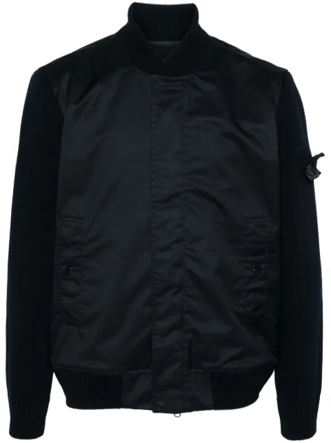 Stone Island chamarra bomber con paneles