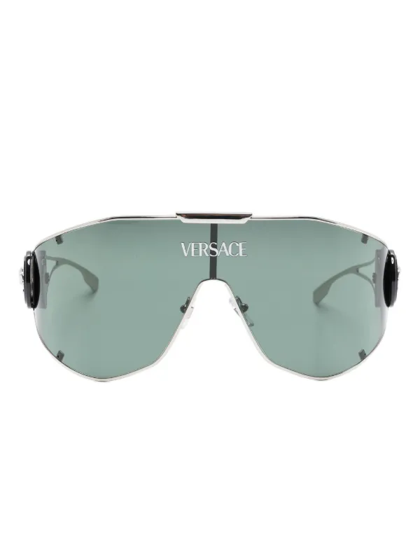 Versace Eyewear Medusa Geometric Sunglasses Grey FARFETCH UK