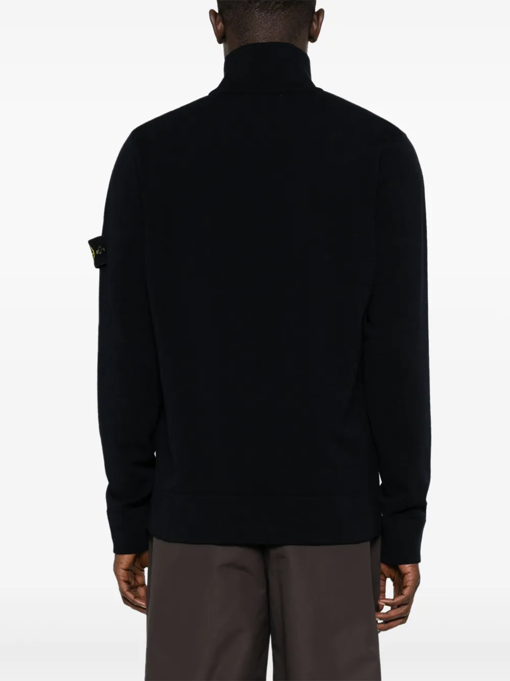 Stone Island Trui met Compass-logopatch Blauw