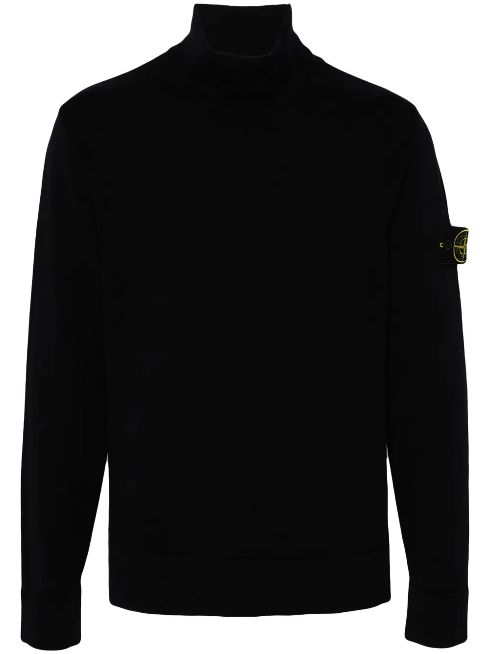 Compass-badge sweater