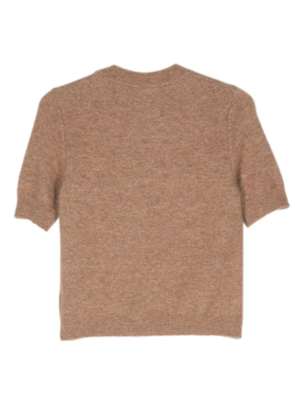 Peserico Geborstelde sweater - Bruin