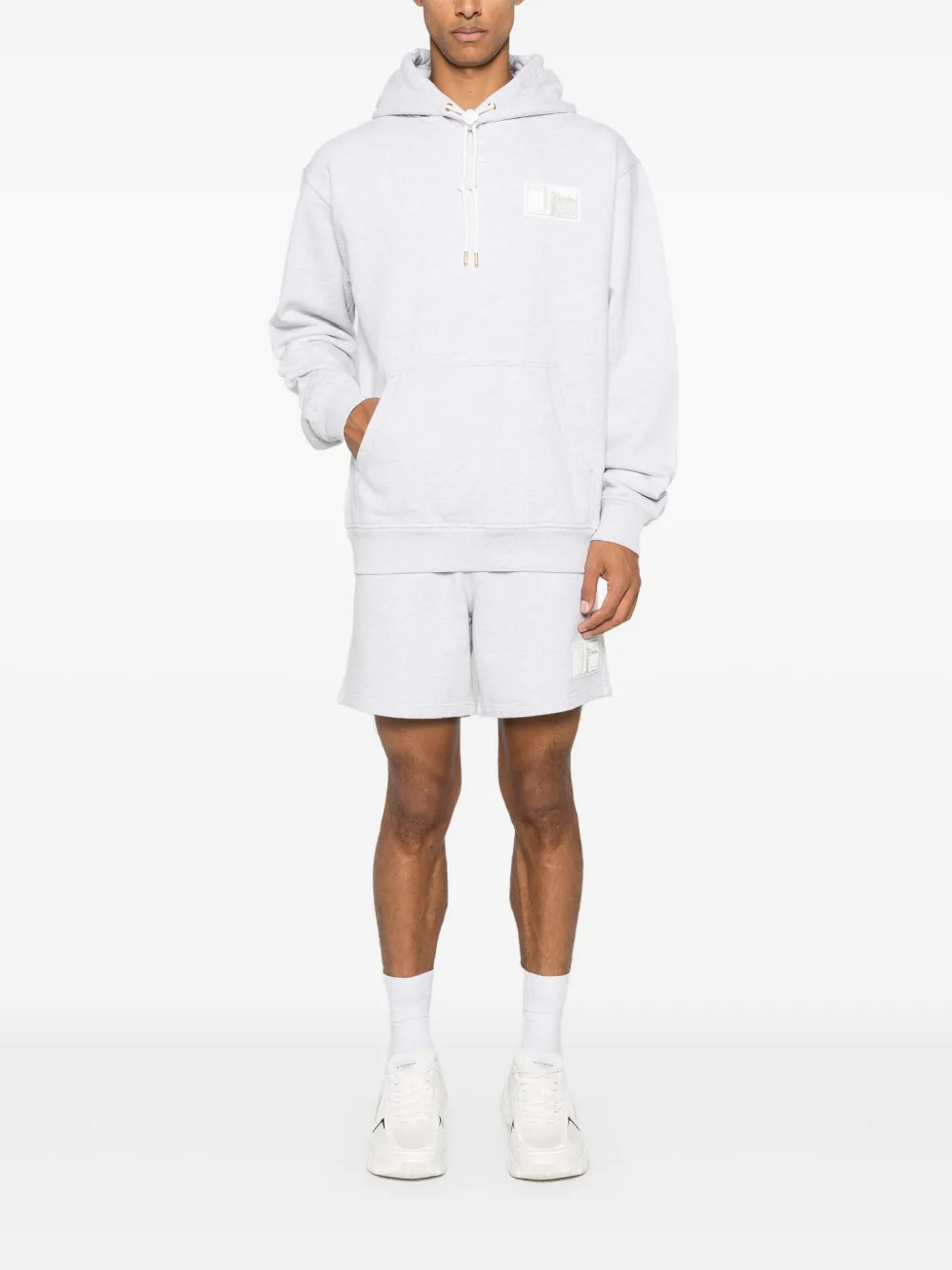 Casablanca Hoodie met patch - Grijs