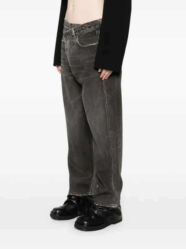 デニム・ジーパン R13 'Cross Over' jeans Gray R13W2048549A R13 Crossover Jeans | Grey | FARFETCH