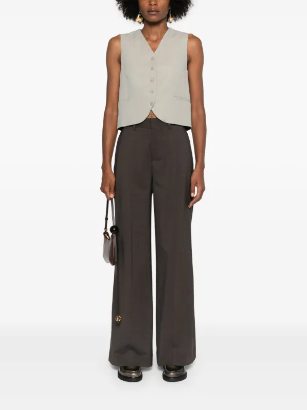 ボトムスその他 PAROSH Women Pants LILLE24D232245008 Brown P.A.R.O.S.H. Lille Trousers | Brown | FARFETCH SG