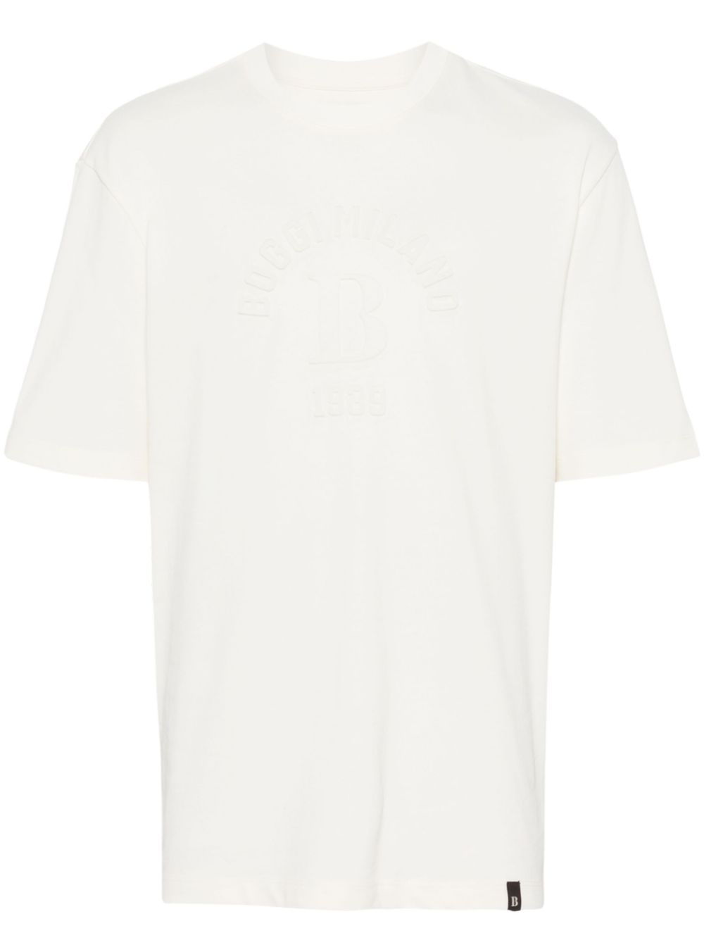 Boggi Milano logo-embossed T-shirt - White