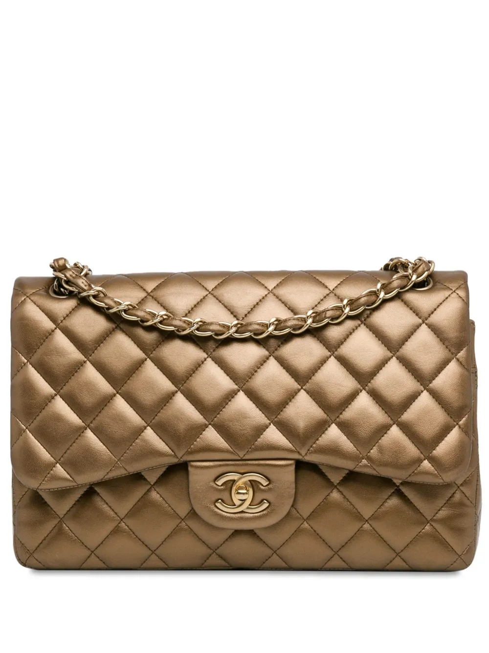 Jumbo lambskin chanel bag sales