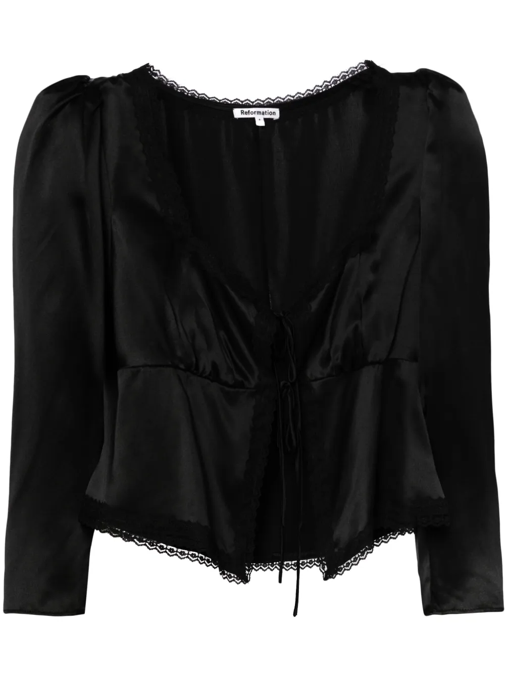 Reformation top Lucinda | negro | Image 1