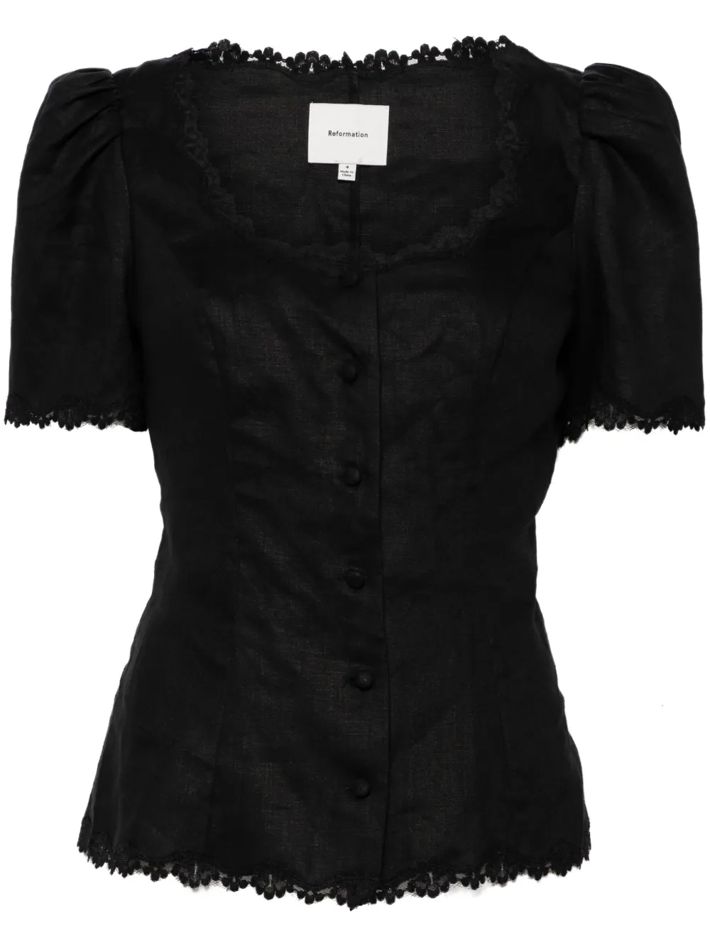 Reformation top Anabella | negro | Image 1