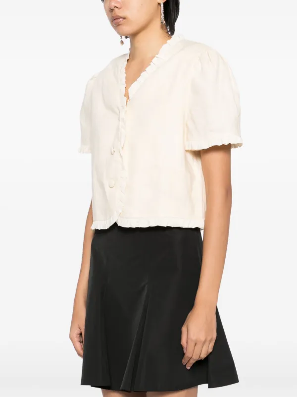 Reformation Bess Top | Neutrals | FARFETCH
