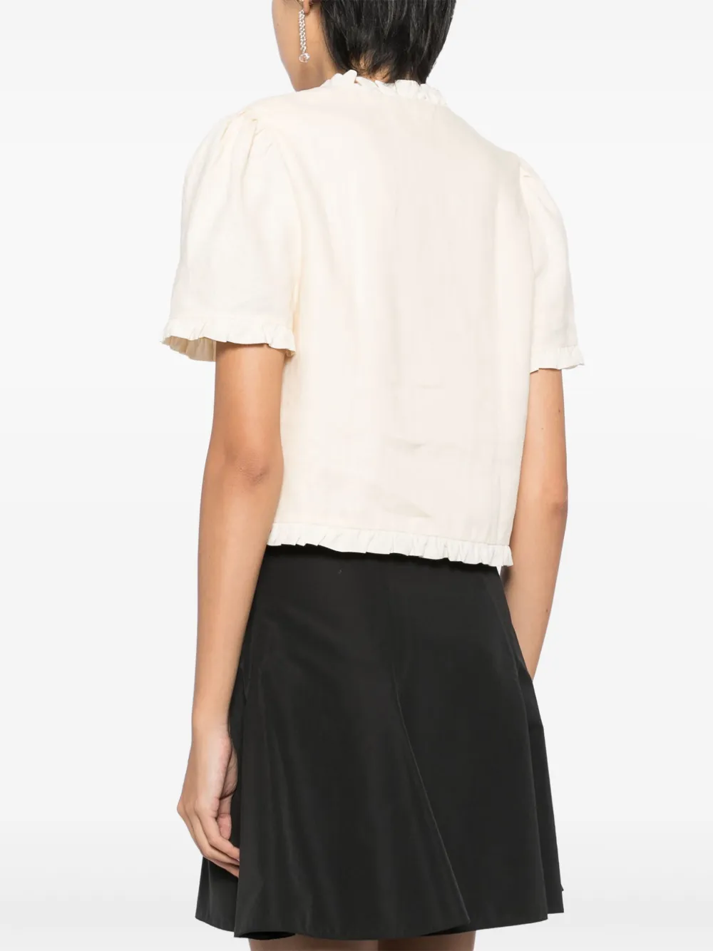 Reformation Bess top Beige