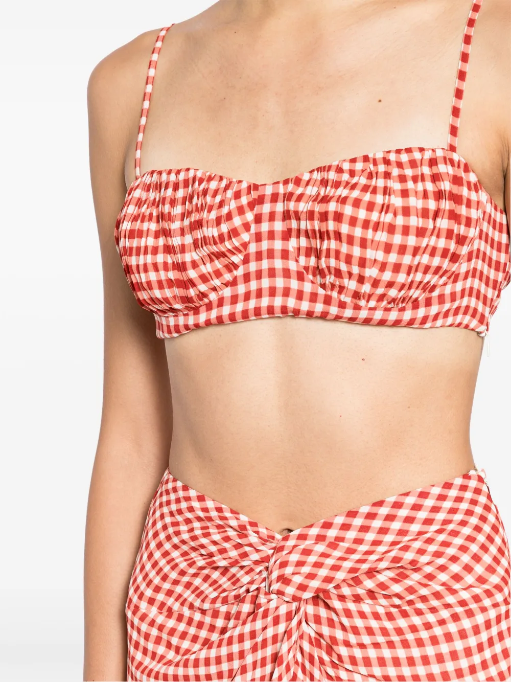 Reformation Alana tweedelig pak Rood