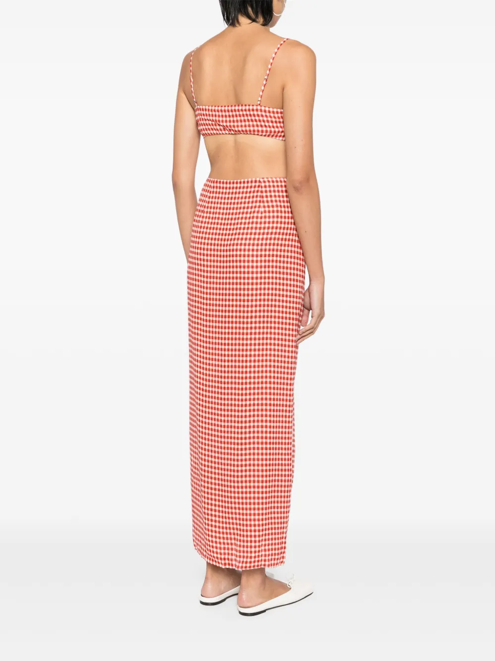 Reformation Alana tweedelig pak Rood