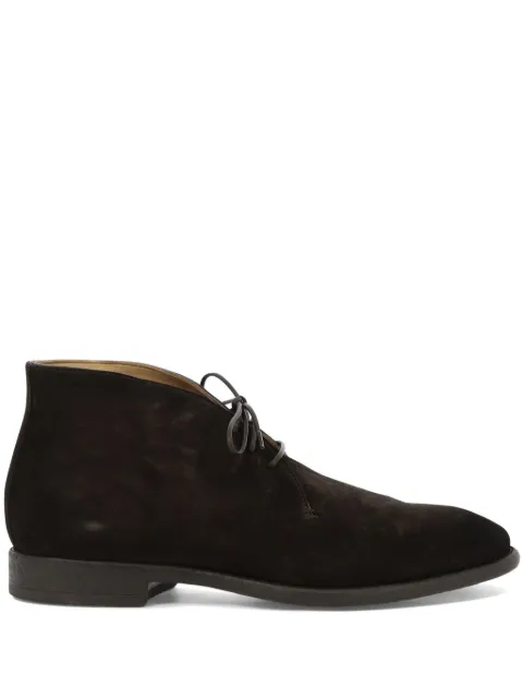 Officine Creative botines de gamuza con agujetas
