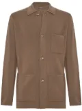 Boggi Milano wool shirt - Brown