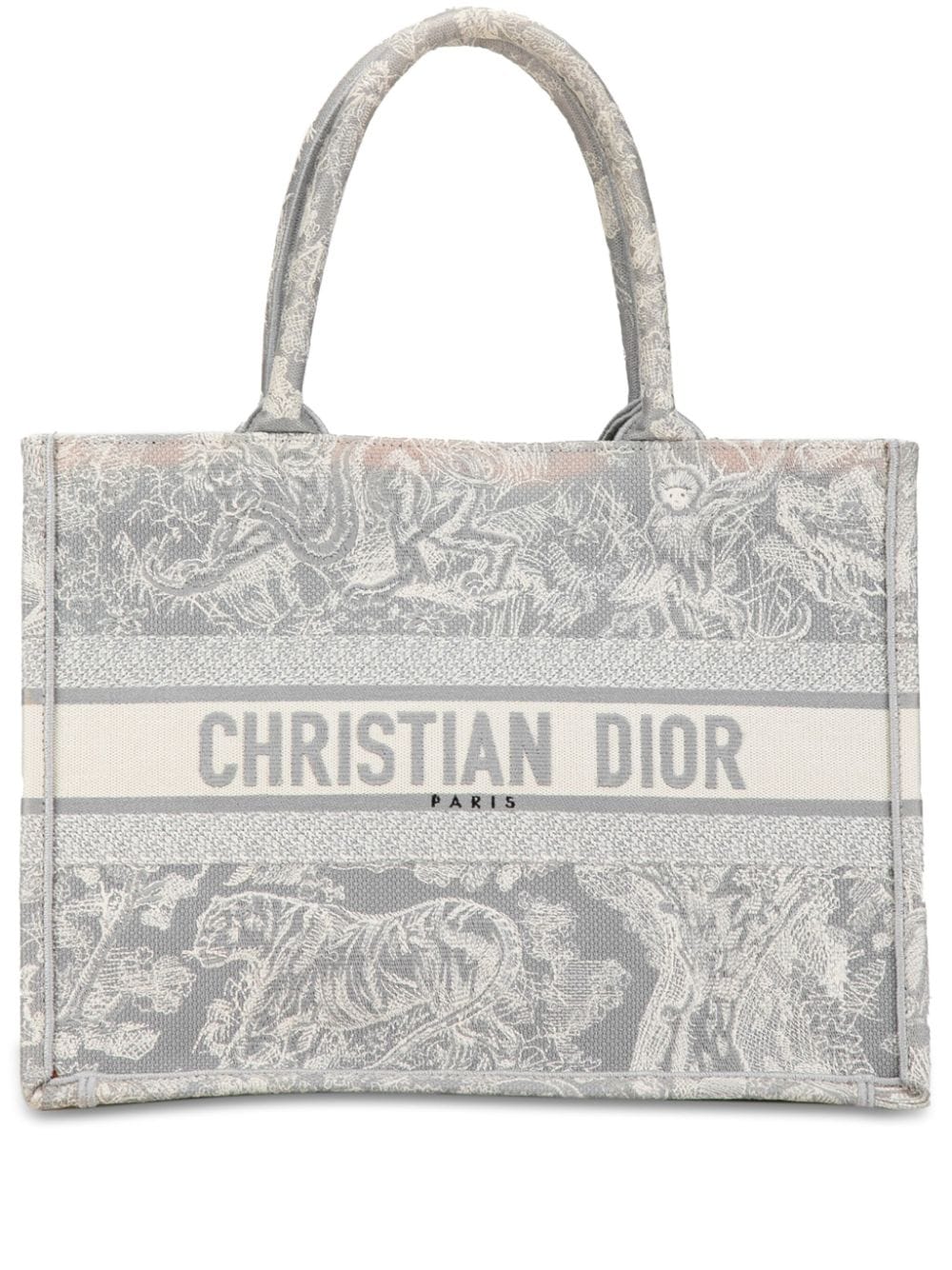 Christian Dior Pre-Owned 2021 Medium Toile de Jouy Book tote bag - GRAY