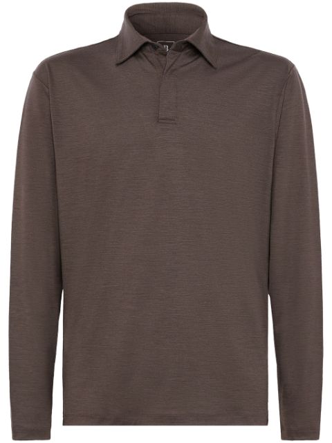 Boggi Milano long-sleeve polo shirt Men