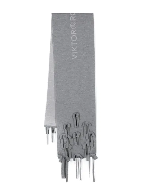 Viktor & Rolf mascada con logo en jacquard