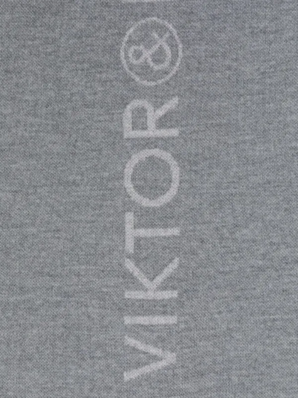 Viktor & Rolf logo-jacquard Scarf | Grey | FARFETCH RO