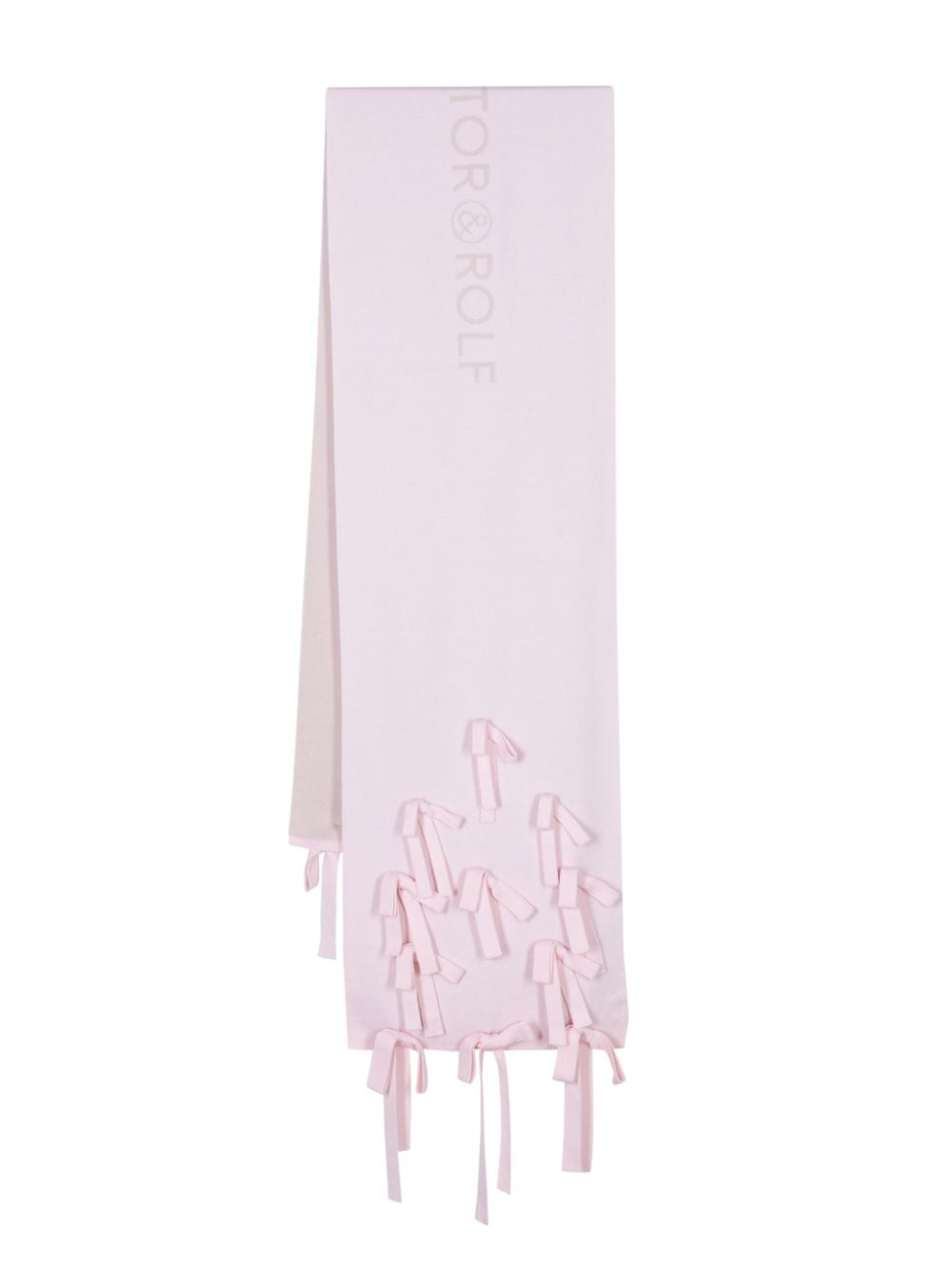 VIKTOR & ROLF LOGO-JACQUARD SCARF 