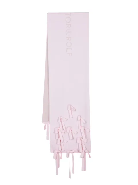 Viktor & Rolf mascada con logo en jacquard