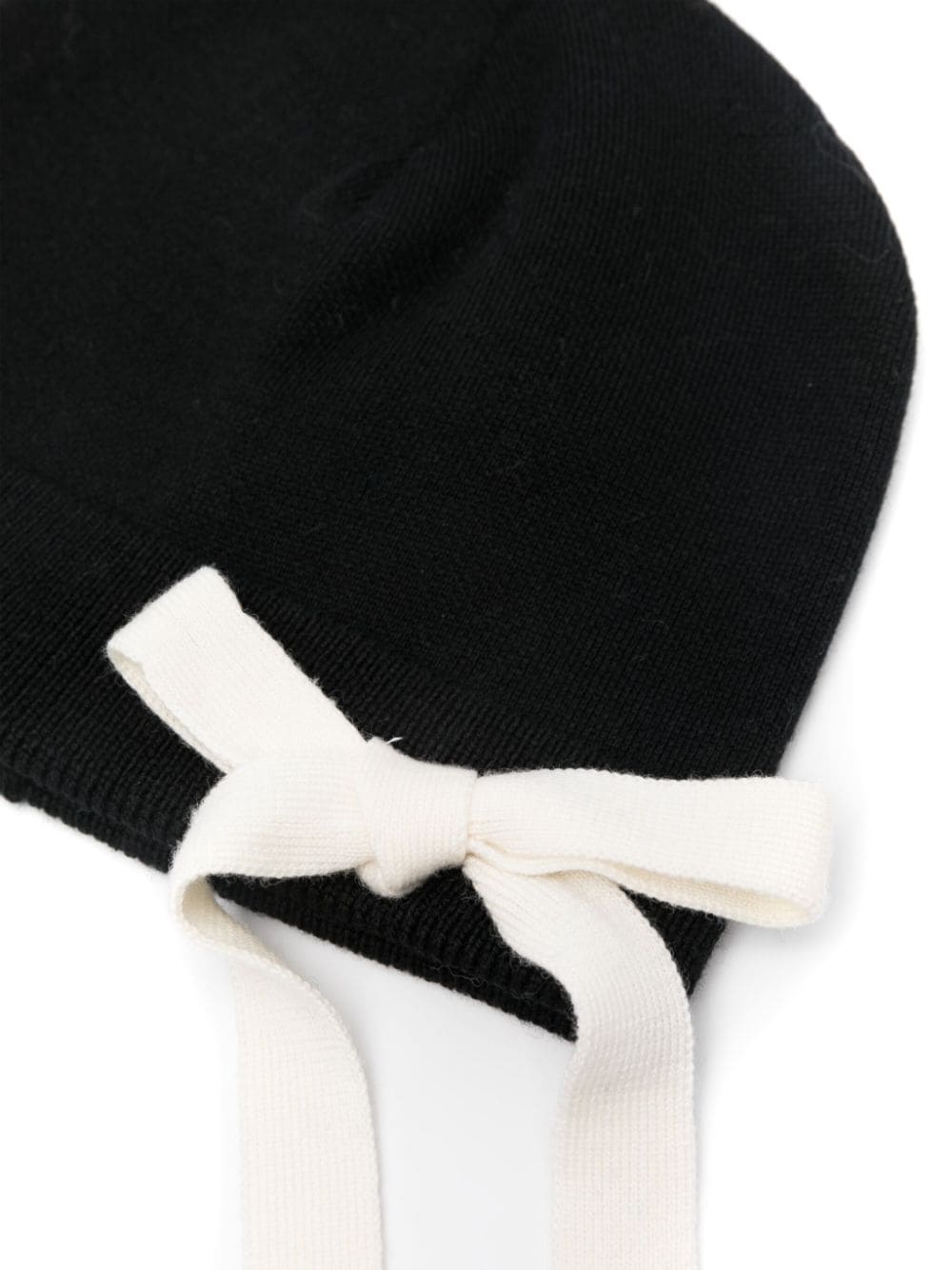 VIKTOR & ROLF BOW-EMBELLISHED BEANIE HAT 