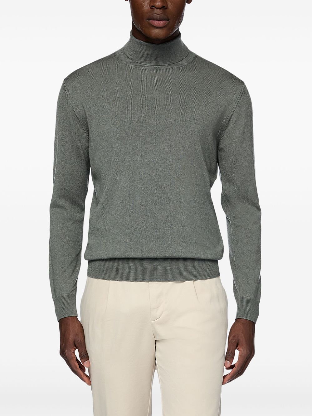 Boggi Milano wool sweater - Groen