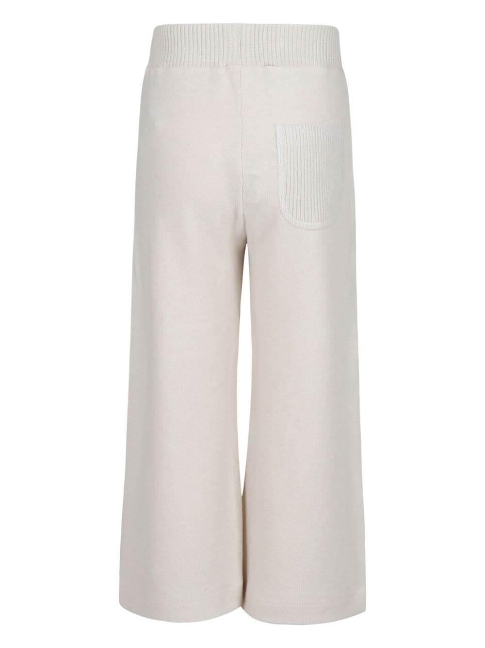 Caffe' D'orzo ribbed-waistband trousers - Beige