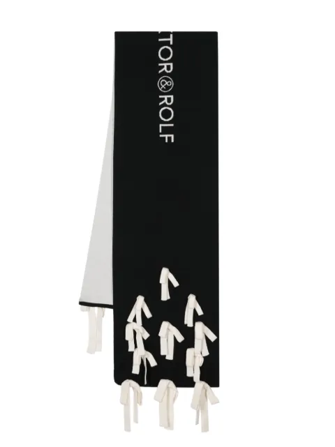 Viktor & Rolf mascada con logo en jacquard
