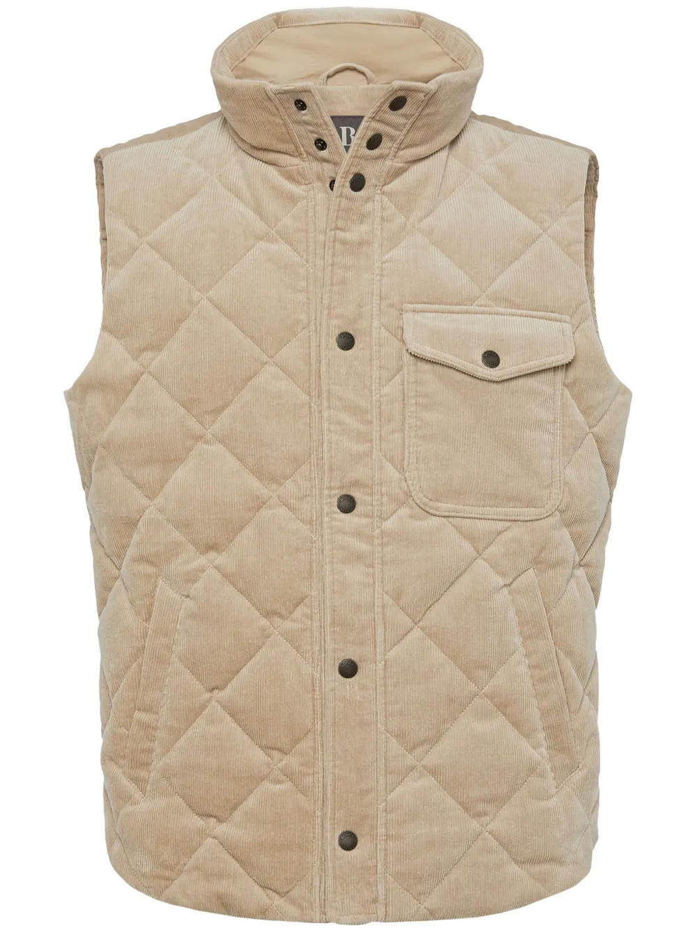 Boggi Milano padded gilet Beige