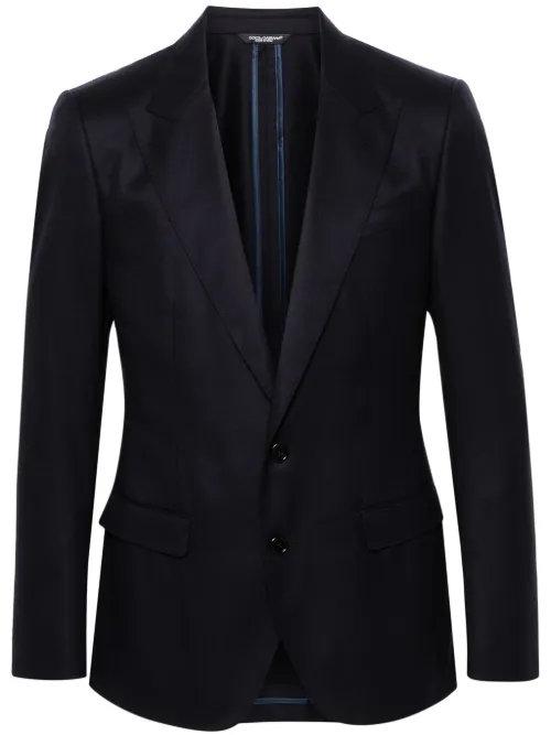 Blazer en laine vierge - Dolce & Gabbana - Modalova