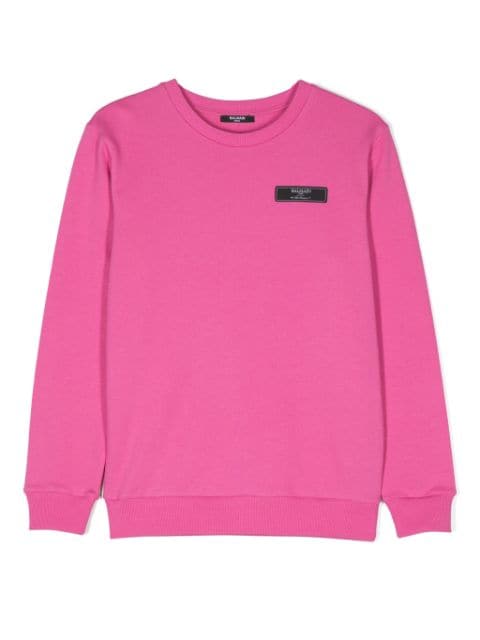 logo-tag sweatshirt