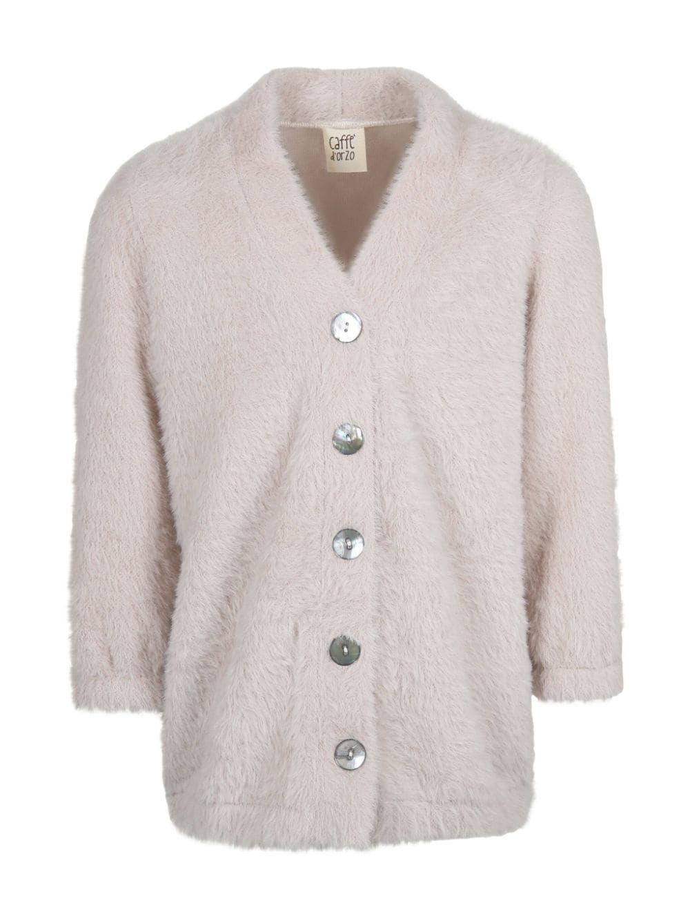 Caffe' D'orzo V-neck cardigan - Nude